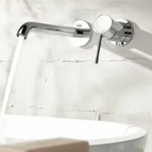 Внешняя часть смесителя для раковины GROHE Essence на 2 отверстия, M-Size, хром (19408001) Внешняя часть смесителя для раковины GROHE Essence на 2 отверстия, M-Size, хром (19408001)