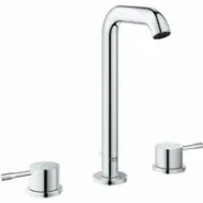 Смеситель для раковины GROHE Essence на 3 отверстия с донным клапаном, L-size, хром (20299001)