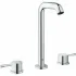 Смеситель для раковины GROHE Essence на 3 отверстия с донным клапаном, L-size, хром (20299001) Смеситель для раковины GROHE Essence на 3 отверстия с донным клапаном, L-size, хром (20299001)