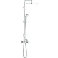 Душевая система GROHE Tempesta Cosmopolitan 250 CUBE со смесителем для ванны, хром (26693000)