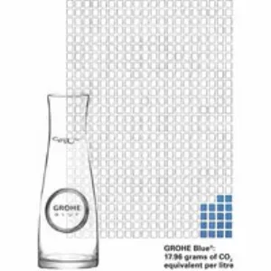 Стеклянный графин GROHE Blue с крышкой (40405001) Стеклянный графин GROHE Blue с крышкой (40405001)