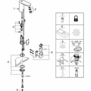 Кран для раковины GROHE Eurosmart Cosmopolitan E инфракрасный, без функции смешивания, хром (36439000) Кран для раковины GROHE Eurosmart Cosmopolitan E инфракрасный, без функции смешивания, хром (36439000)