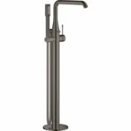 Внешняя часть смесителя для ванны GROHE Essence напольного монтажа, темный графит глянец (23491A01)