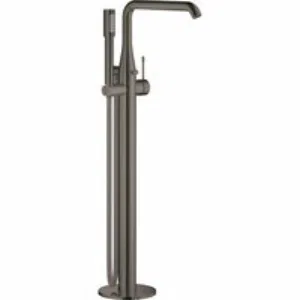 Внешняя часть смесителя для ванны GROHE Essence напольного монтажа, темный графит глянец (23491A01) Внешняя часть смесителя для ванны GROHE Essence напольного монтажа, темный графит глянец (23491A01)