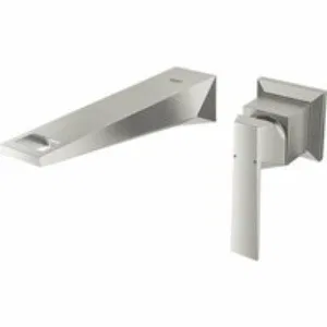 Внешняя часть смесителя для раковины GROHE Allure Brilliant настенного монтажа на 2 отверстия, вынос 210 мм, суперсталь (19783DC0) Внешняя часть смесителя для раковины GROHE Allure Brilliant настенного монтажа на 2 отверстия, вынос 210 мм, суперсталь (19783DC0)