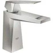 Смеситель для раковины GROHE Allure Brilliant, гладкий корпус, суперсталь (23033DC0)