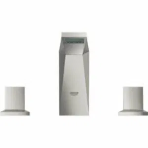 Смеситель для раковины GROHE Allure Brilliant на 3 отверстия, с донным клапаном и низким изливом, суперсталь (20342DC0) Смеситель для раковины GROHE Allure Brilliant на 3 отверстия, с донным клапаном и низким изливом, суперсталь (20342DC0)