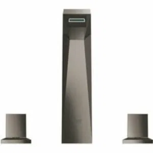 Смеситель для раковины GROHE Allure Brilliant на 3 отверстия, с донным клапаном и высоким изливом, темный графит матовый (20344AL0) Смеситель для раковины GROHE Allure Brilliant на 3 отверстия, с донным клапаном и высоким изливом, темный графит матовый (20344AL0)