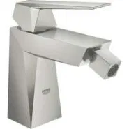 Смеситель для биде GROHE Allure Brilliant с донным клапаном, суперсталь (23117DC0)