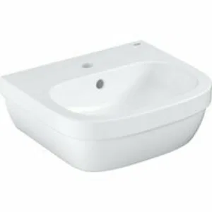 Набор для ванной комнаты: Смеситель для раковины GROHE Eurosmart New и мини-раковина GROHE Euro Ceramic 45 см (NC0008) Набор для ванной комнаты: Смеситель для раковины GROHE Eurosmart New и мини-раковина GROHE Euro Ceramic 45 см (NC0008)