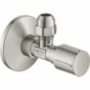 Вентиль угловой GROHE 1/2 дюйма-3/8 дюйма, 1 шт, суперсталь (22037DC0)