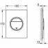 Панель смыва для унитаза GROHE Nova Cosmopolitan S, 3 режима, темный графит глянцевый (37601A00) Панель смыва для унитаза GROHE Nova Cosmopolitan S, 3 режима, темный графит глянцевый (37601A00)