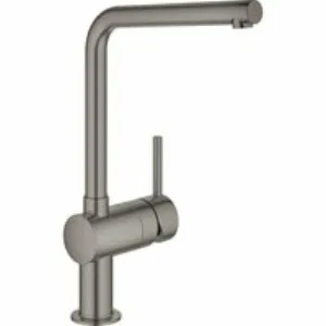Смеситель для кухни GROHE Minta с поворотным L-изливом, темный графит матовый (31375AL0) Смеситель для кухни GROHE Minta с поворотным L-изливом, темный графит матовый (31375AL0)