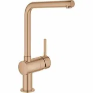 Смеситель для кухни GROHE Minta с поворотным L-изливом, теплый закат матовый (31375DL0)
