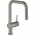 Смеситель для кухни GROHE Minta с вытяжным душем, U-образный излив, темный графит матовый (32322AL2) Смеситель для кухни GROHE Minta с вытяжным душем, U-образный излив, темный графит матовый (32322AL2)