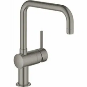 Смеситель для кухни GROHE Minta с поворотным U-изливом, темный графит матовый (32488AL0) Смеситель для кухни GROHE Minta с поворотным U-изливом, темный графит матовый (32488AL0)