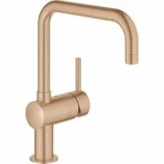 Смеситель для кухни GROHE Minta с поворотным U-изливом, теплый закат матовый (32488DL0)