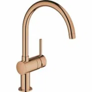 Смеситель для кухни GROHE Minta с поворотным C-изливом, теплый закат глянец (32917DA0)