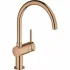 Смеситель для кухни GROHE Minta с поворотным C-изливом, теплый закат глянец (32917DA0) Смеситель для кухни GROHE Minta с поворотным C-изливом, теплый закат глянец (32917DA0)