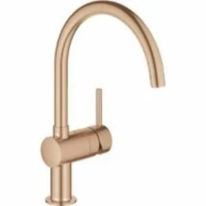 Смеситель для кухни GROHE Minta с поворотным C-изливом, теплый закат матовый (32917DL0) Смеситель для кухни GROHE Minta с поворотным C-изливом, теплый закат матовый (32917DL0)