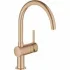 Смеситель для кухни GROHE Minta с поворотным C-изливом, теплый закат матовый (32917DL0) Смеситель для кухни GROHE Minta с поворотным C-изливом, теплый закат матовый (32917DL0)