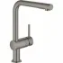 Смеситель для кухни GROHE Minta с вытяжным душем, L-образный излив, темный графит матовый (30274AL0) Смеситель для кухни GROHE Minta с вытяжным душем, L-образный излив, темный графит матовый (30274AL0)