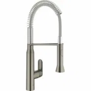 Смеситель для кухни GROHE K7 профессиональный, уменьшенный вариант, темный графит матовый (31379AL0)