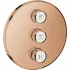 Внешняя часть переключателя потоков GROHE Grohtherm SmartControl на 3 потребителя, теплый закат глянец (29122DA0) Внешняя часть переключателя потоков GROHE Grohtherm SmartControl на 3 потребителя, теплый закат глянец (29122DA0)