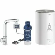 Комплект для кухни GROHE Red Mono с L-образным вентилем, бойлером M-Size и фильтром, хром (30339001)