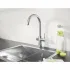 Смеситель для кухонной мойки GROHE Blue Professional с функцией фильтрации, с системой охлаждения и газирования воды, Wi-Fi, хром (31323002) Смеситель для кухонной мойки GROHE Blue Professional с функцией фильтрации, с системой охлаждения и газирования воды, Wi-Fi, хром (31323002)