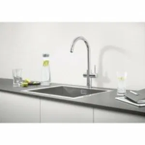 Смеситель для кухонной мойки GROHE Blue Professional с функцией фильтрации, с системой охлаждения и газирования воды, Wi-Fi, хром (31323002) Смеситель для кухонной мойки GROHE Blue Professional с функцией фильтрации, с системой охлаждения и газирования воды, Wi-Fi, хром (31323002)