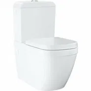 Унитаз напольный с бачком и сиденьем с микролифтом GROHE Euro Ceramic, альпин-белый (3946200H)