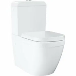 Унитаз напольный с бачком и сиденьем с микролифтом GROHE Euro Ceramic, альпин-белый (3946200H) Унитаз напольный с бачком и сиденьем с микролифтом GROHE Euro Ceramic, альпин-белый (3946200H)