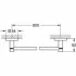Держатель для полотенца GROHE Essentials 800 мм, никель матовый (40386EN1) Держатель для полотенца GROHE Essentials 800 мм, никель матовый (40386EN1)