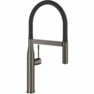Смеситель для кухни GROHE Essence профессиональный, темный графит глянец (30294A00)