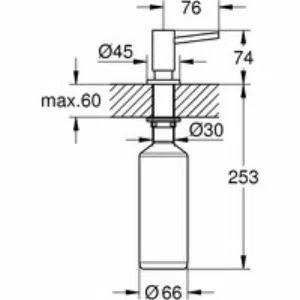 Дозатор жидкого мыла GROHE Cosmopolitan, теплый закат глянец (40535DA0) Дозатор жидкого мыла GROHE Cosmopolitan, теплый закат глянец (40535DA0)