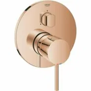 Внешняя часть смесителя для ванны GROHE Atrio на 3 потребителя, теплый закат глянец (24096DA3)