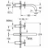 Внешняя часть смесителя для раковины GROHE Atrio настенного монтажа на 3 отверстия, двухвентильный, теплый закат глянец (20164DA3) Внешняя часть смесителя для раковины GROHE Atrio настенного монтажа на 3 отверстия, двухвентильный, теплый закат глянец (20164DA3)