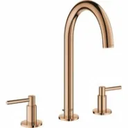 Смеситель для раковины GROHE Atrio двухвентильный на 3 отверстия, теплый закат глянец (20009DA3)