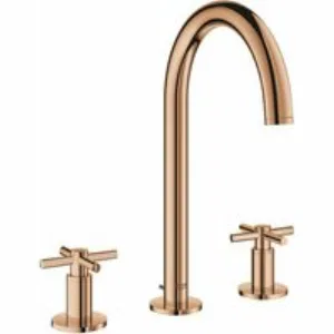 Смеситель для раковины GROHE Atrio двухвентильный на 3 отверстия, теплый закат глянец (20008DA3) Смеситель для раковины GROHE Atrio двухвентильный на 3 отверстия, теплый закат глянец (20008DA3)