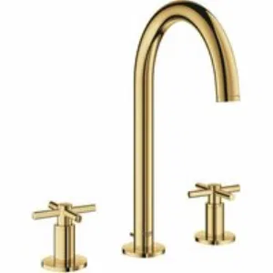 Смеситель для раковины GROHE Atrio двухвентильный на 3 отверстия, холодный рассвет глянец (20008GL3) Смеситель для раковины GROHE Atrio двухвентильный на 3 отверстия, холодный рассвет глянец (20008GL3)