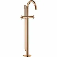 Внешняя часть смесителя для ванны GROHE Atrio напольного монтажа, двухвентильный, теплый закат глянец (25044DA3)