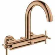 Смеситель для ванны GROHE Atrio двухвентильный, внешнего монтажа, теплый закат глянец (25010DA3)
