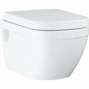 Унитаз GROHE Euro Ceramic подвесной с сиденьем с микролифтом, альпин-белый (39703000) Унитаз GROHE Euro Ceramic подвесной с сиденьем с микролифтом, альпин-белый (39703000)