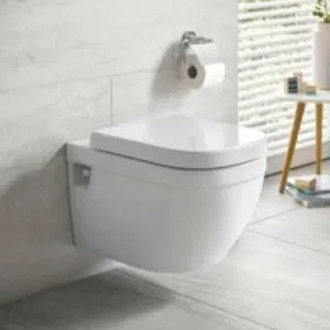 Унитаз GROHE Euro Ceramic подвесной с сиденьем с микролифтом, альпин-белый (39703000) Унитаз GROHE Euro Ceramic подвесной с сиденьем с микролифтом, альпин-белый (39703000)