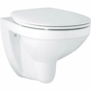 Унитаз GROHE Bau Ceramic подвесной ободковый с сиденьем без микролифта, альпин-белый (39497000) Унитаз GROHE Bau Ceramic подвесной ободковый с сиденьем без микролифта, альпин-белый (39497000)