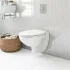 Унитаз GROHE Bau Ceramic подвесной ободковый с сиденьем без микролифта, альпин-белый (39497000) Унитаз GROHE Bau Ceramic подвесной ободковый с сиденьем без микролифта, альпин-белый (39497000)