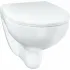 Унитаз подвесной GROHE Bau Ceramic с сиденьем с микролифтом, альпин-белый (39899000) Унитаз подвесной GROHE Bau Ceramic с сиденьем с микролифтом, альпин-белый (39899000)