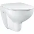 Унитаз подвесной GROHE Bau Ceramic с сиденьем с микролифтом, альпин-белый (39899000) Унитаз подвесной GROHE Bau Ceramic с сиденьем с микролифтом, альпин-белый (39899000)