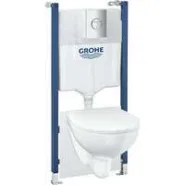 Комплект инсталляции GROHE Solido 5 в 1 с подвесным унитазом Bau Ceramic и сиденьем (39900000)